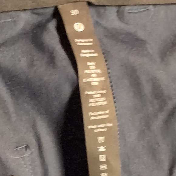 Lululemon Athletica Mens Blue Chino-Like Athletic Straight Leg Pants Size 30 - Picture 8 of 8